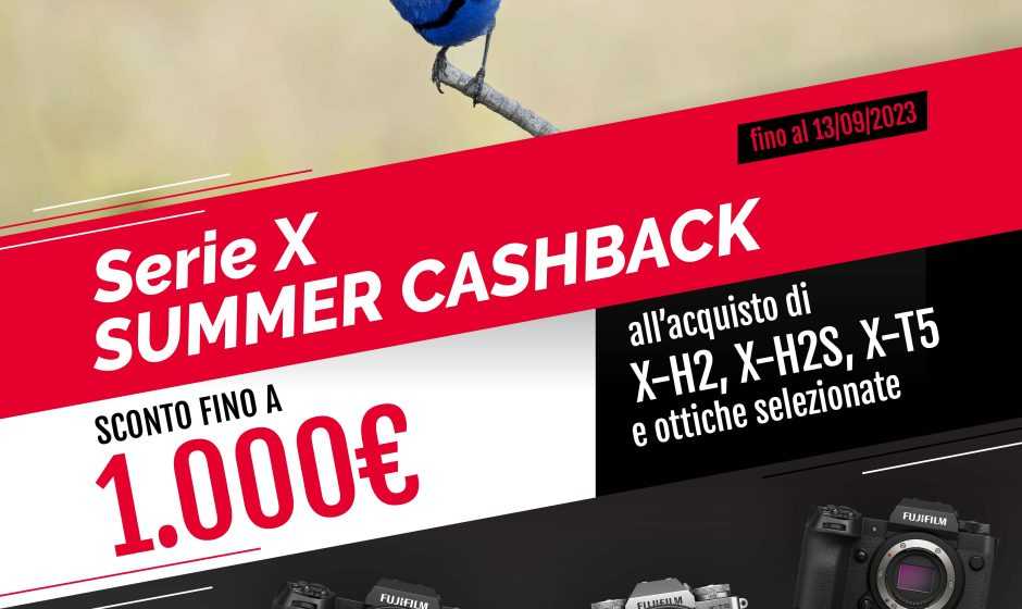 FUJIFILM Serie X: ecco il summer cashback