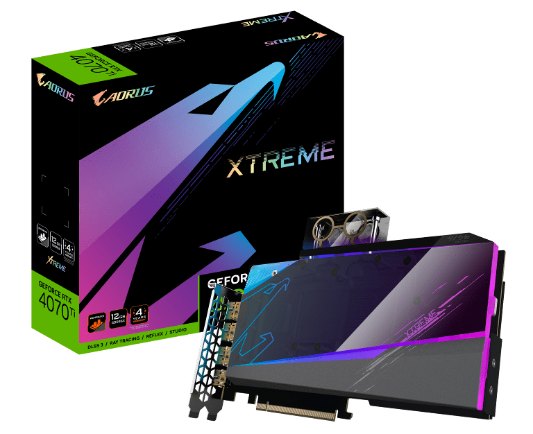 GIGABYTE: lanciate le schede grafiche GeForce RTX 4070 Ti Water-Cooled
