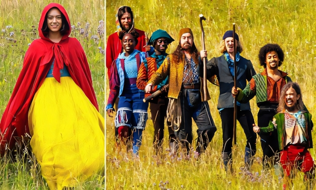 Biancaneve: è polemica sulle prime foto dei nani
