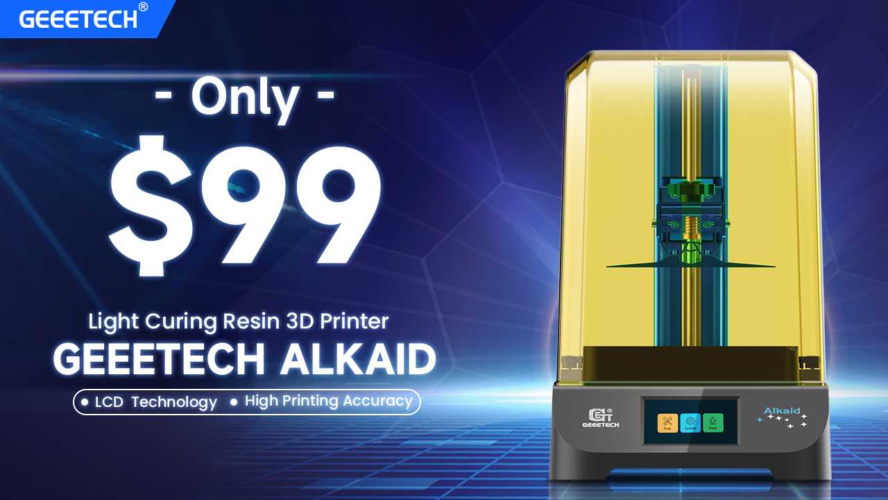 GEEETECH ALKAID: stampante 3D LCD a bassissimo costo