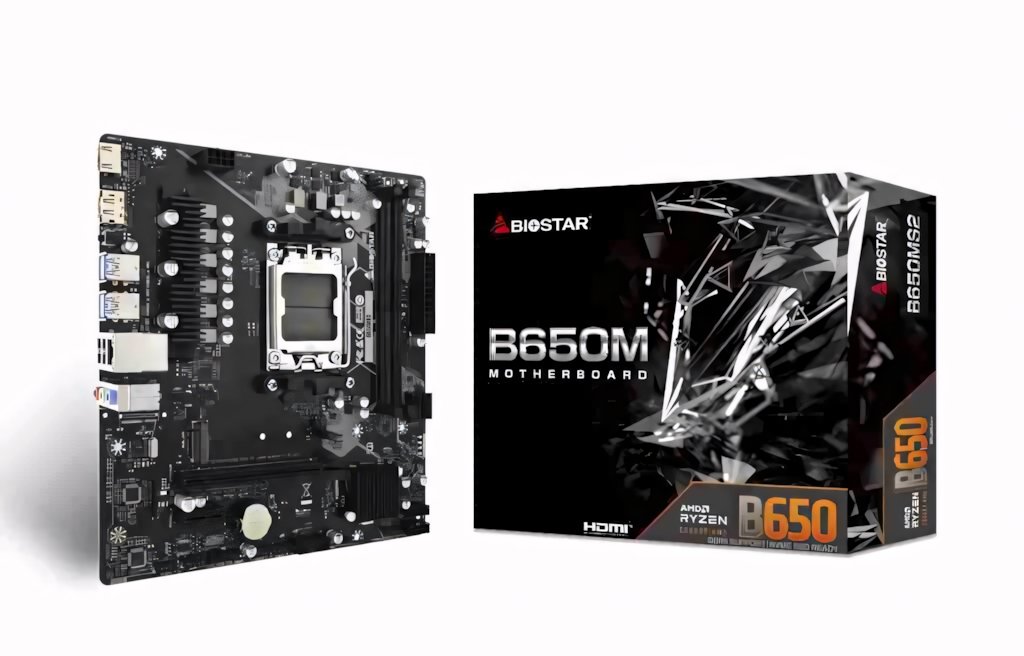 Biostar: presentate le nuove B650MT e B650MS2