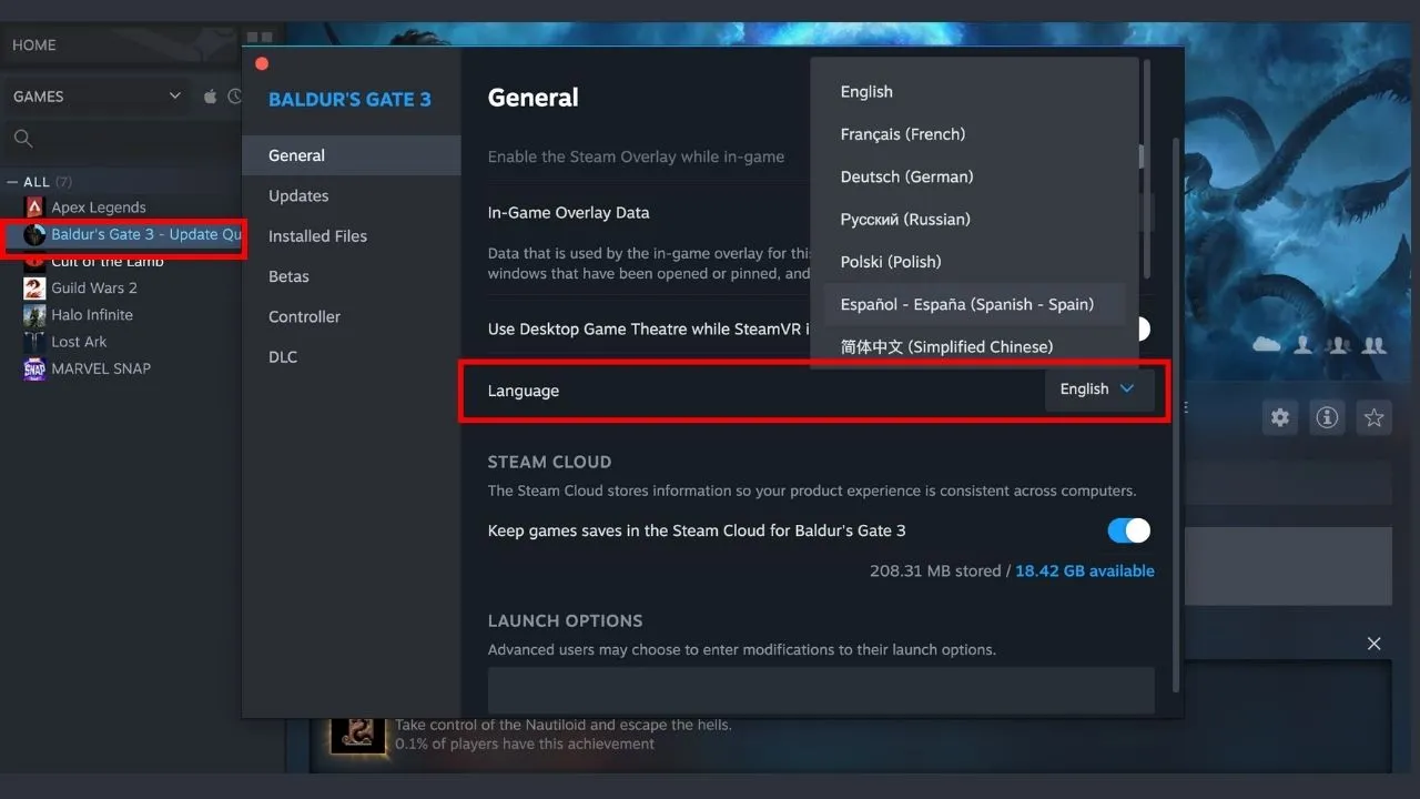Baldur’s Gate 3: come impostare la lingua italiana