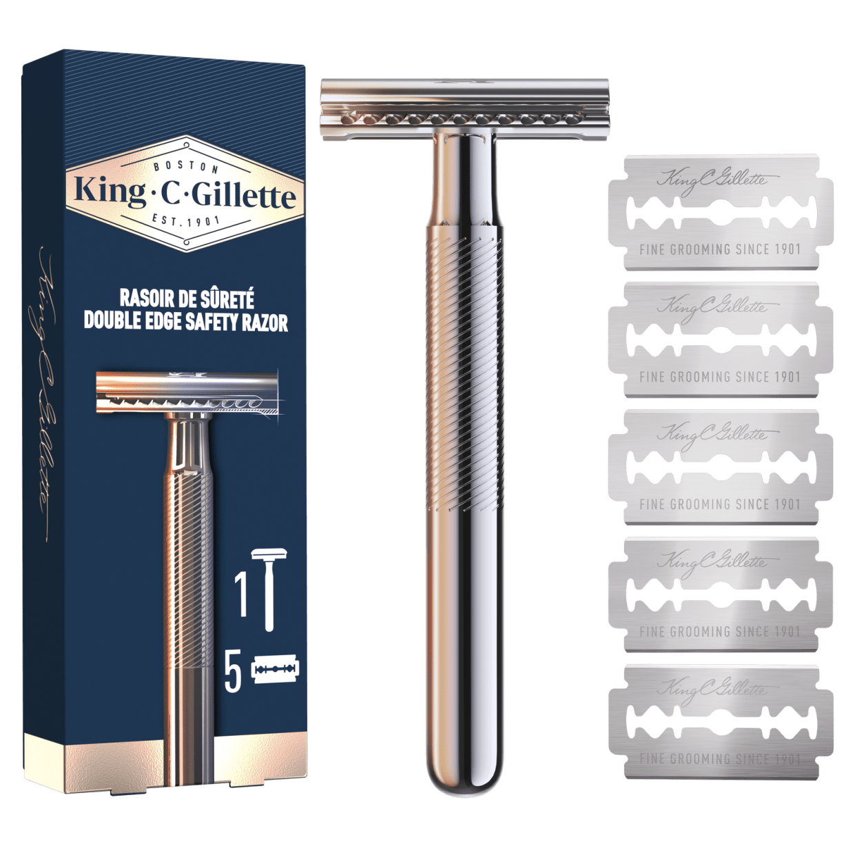 King C. Gillette presenta il nuovo pacchetto vintage