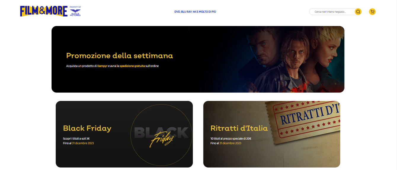 Film & More: il portale di Eagle Pictures per il meglio in Home Video!