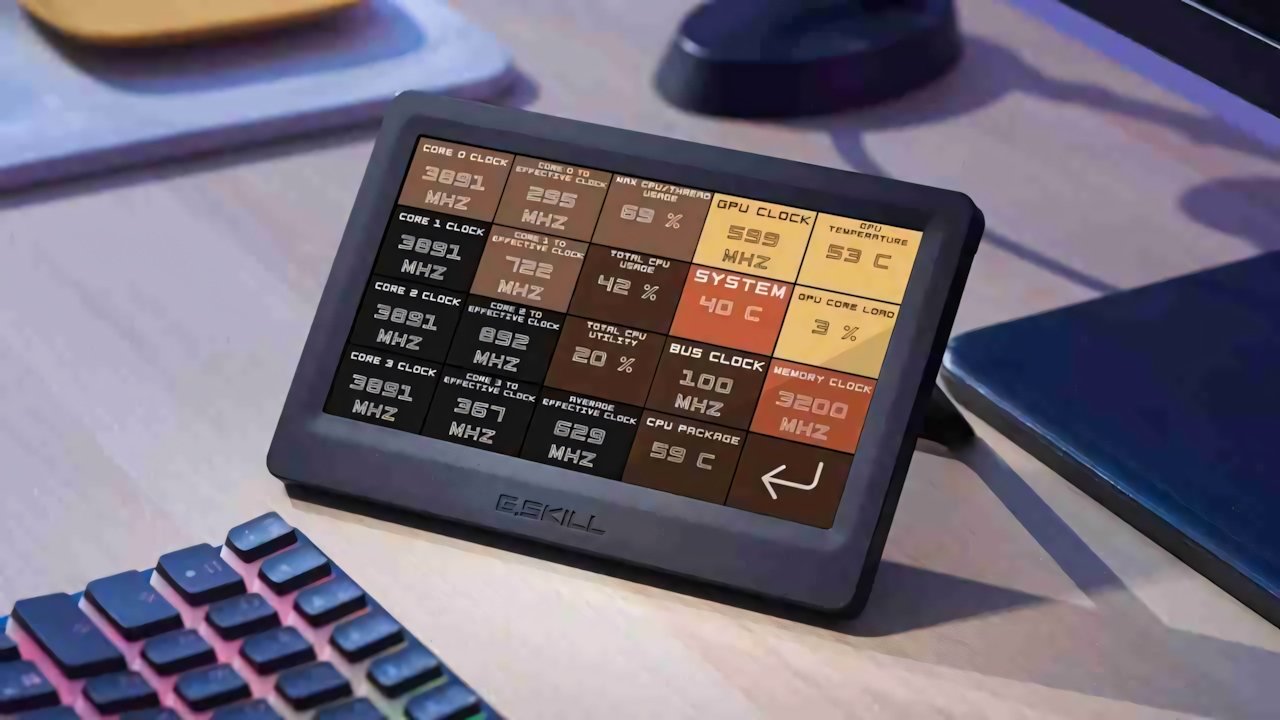 G.SKILL: annunciato il nuovo pannello di comando per PC WigiDash