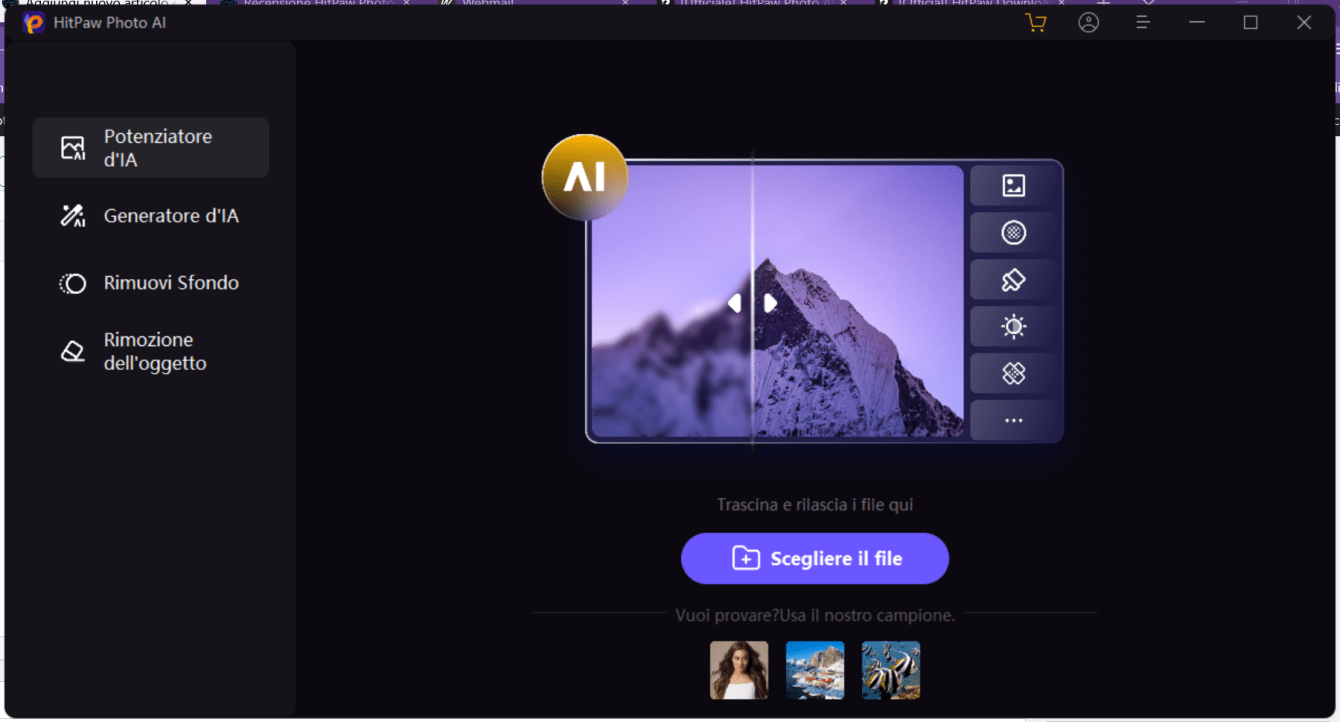 HitPaw Photo AI: modificare foto con intelligenza artificiale