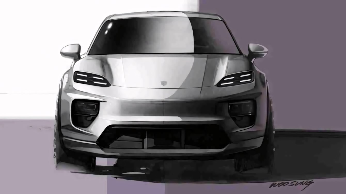 Porsche Macan: diffusi i bozzetti della nuova auto