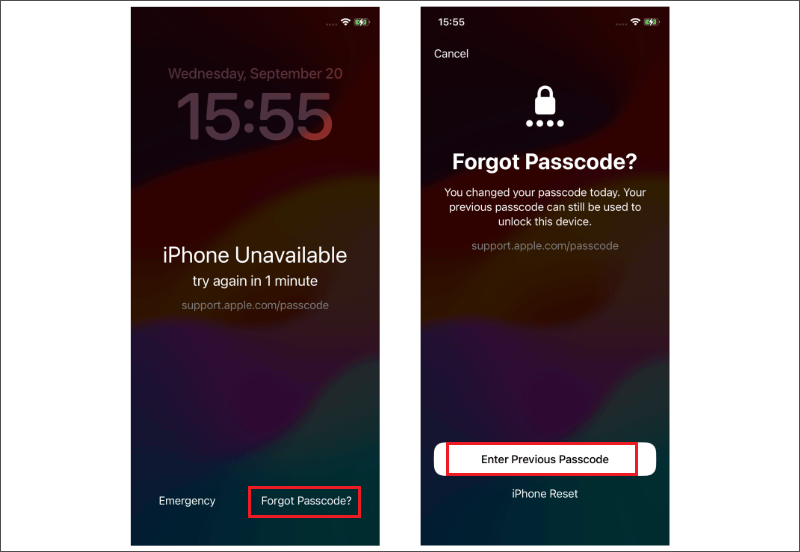 iPhone: come sbloccare la schermata "support apple.com/iphone/passcode"