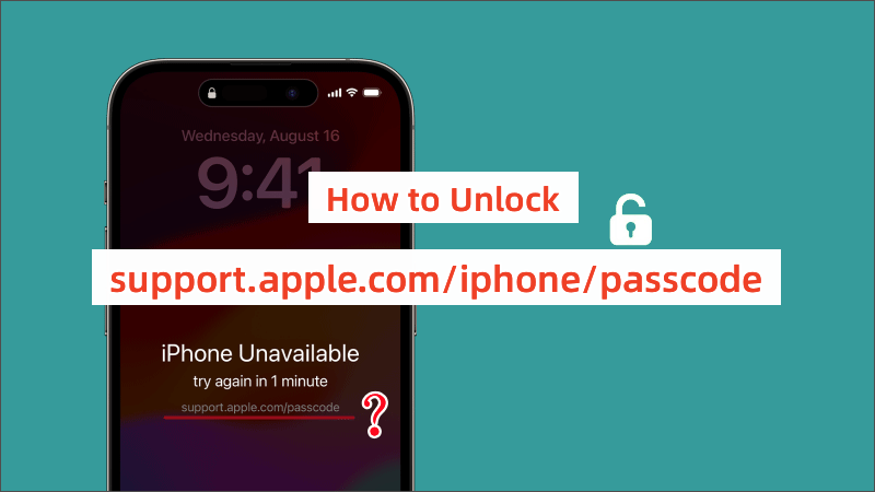 iPhone: come sbloccare la schermata “support apple.com/iphone/passcode”
