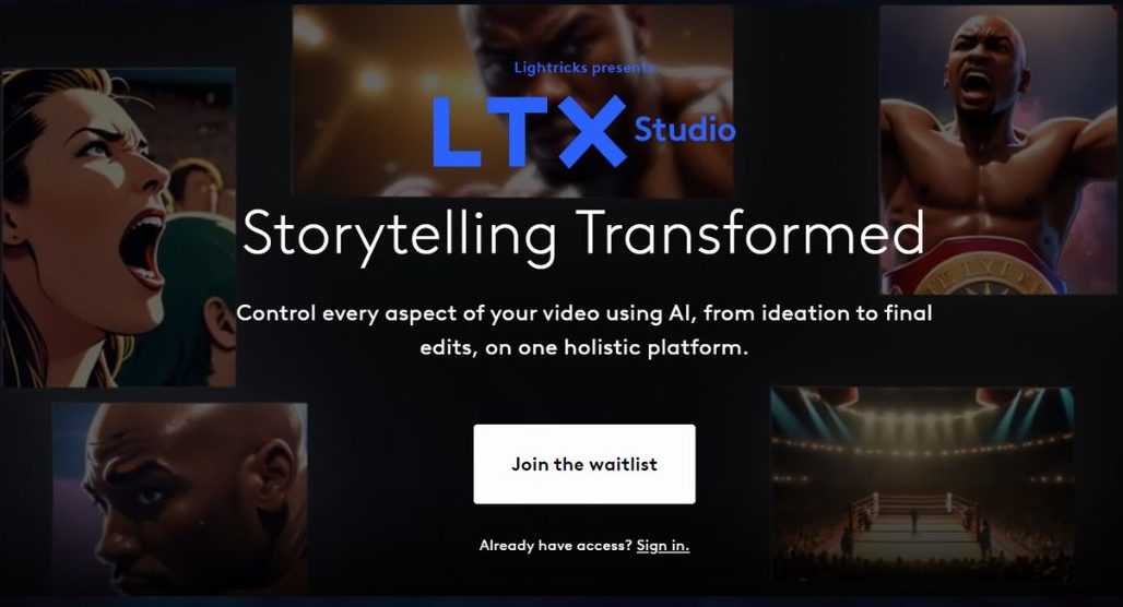 LTX Studio: la nuova IA di video editing sfida Sora