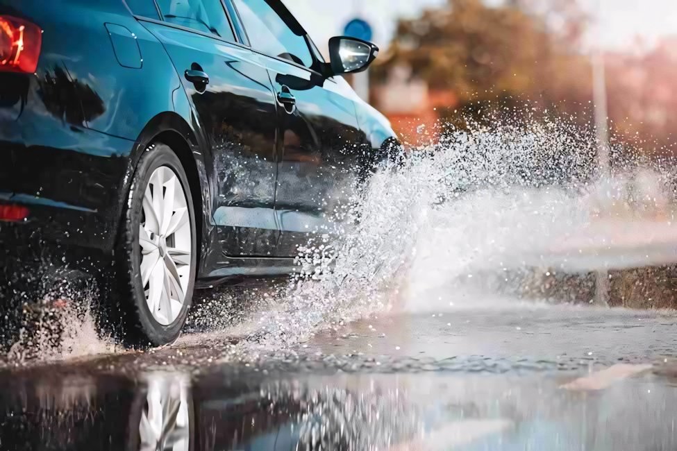 Come guidare con pioggia forte: trucchi e consigli