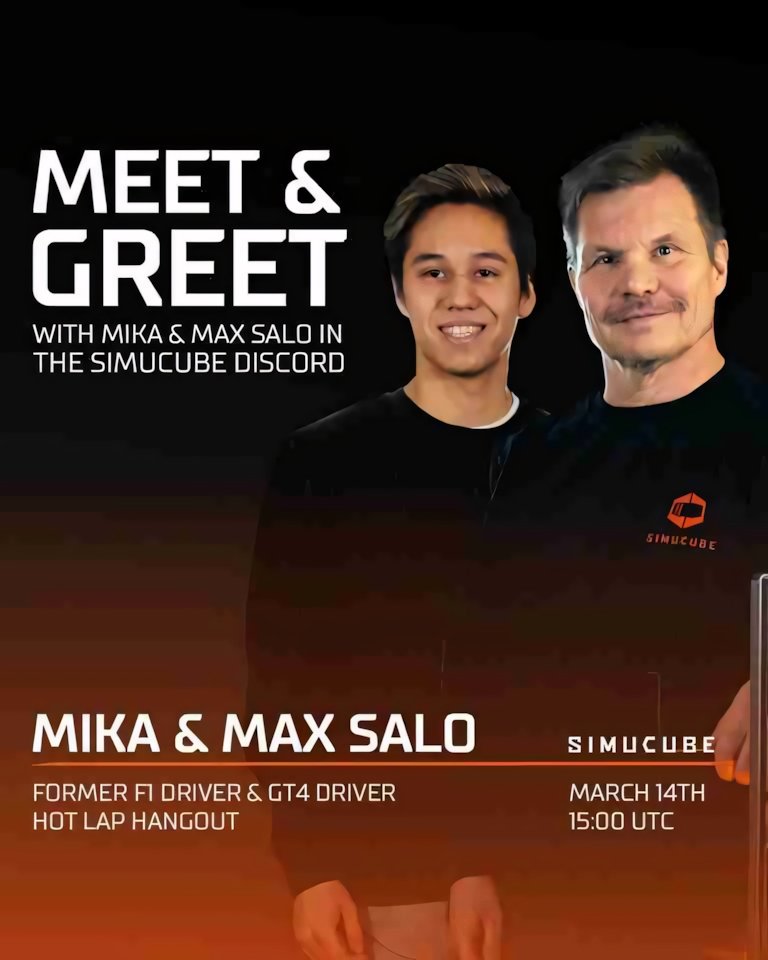 Mika e Max Salo: a Simucube Discord in esclusiva questo giovedì