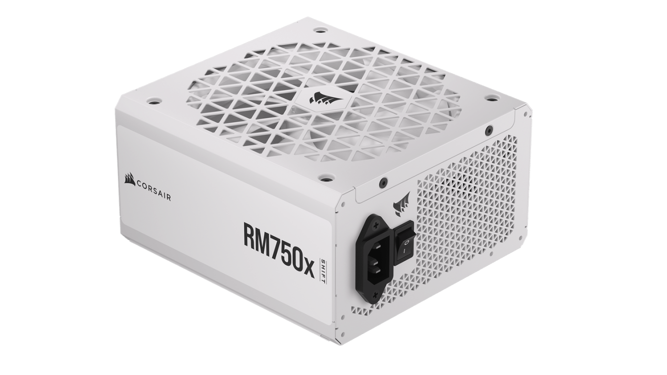 CORSAIR presenta l'RMx SHIFT: l'alimentatore bianco con connessione laterale