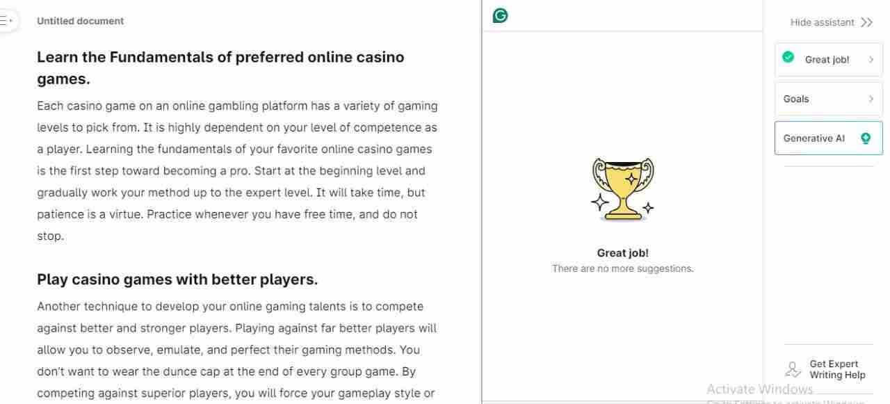 Come migliorare le tue abilità mentre giochi nei casinò online?
