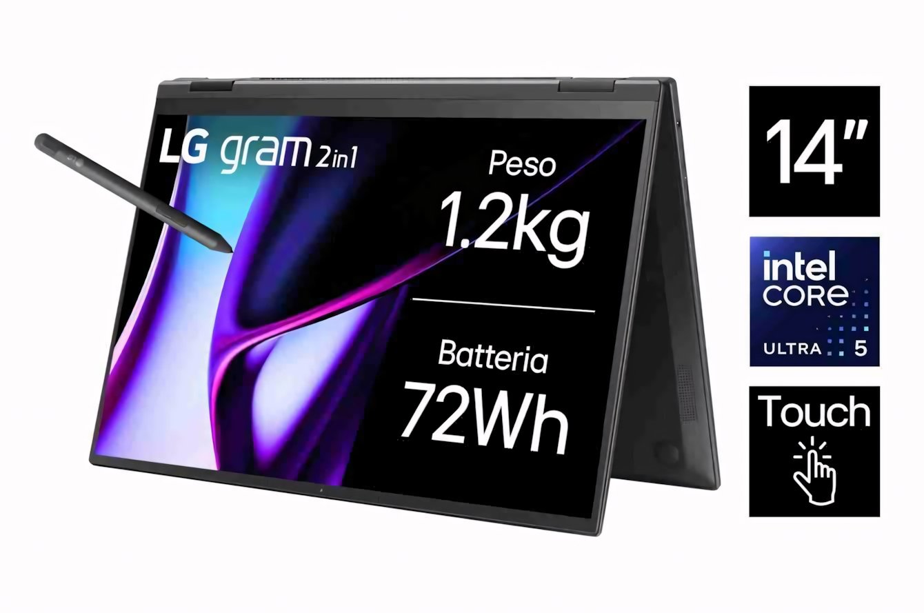 LG Electronics presenta in Italia la nuova gamma LG gram al CES 2024