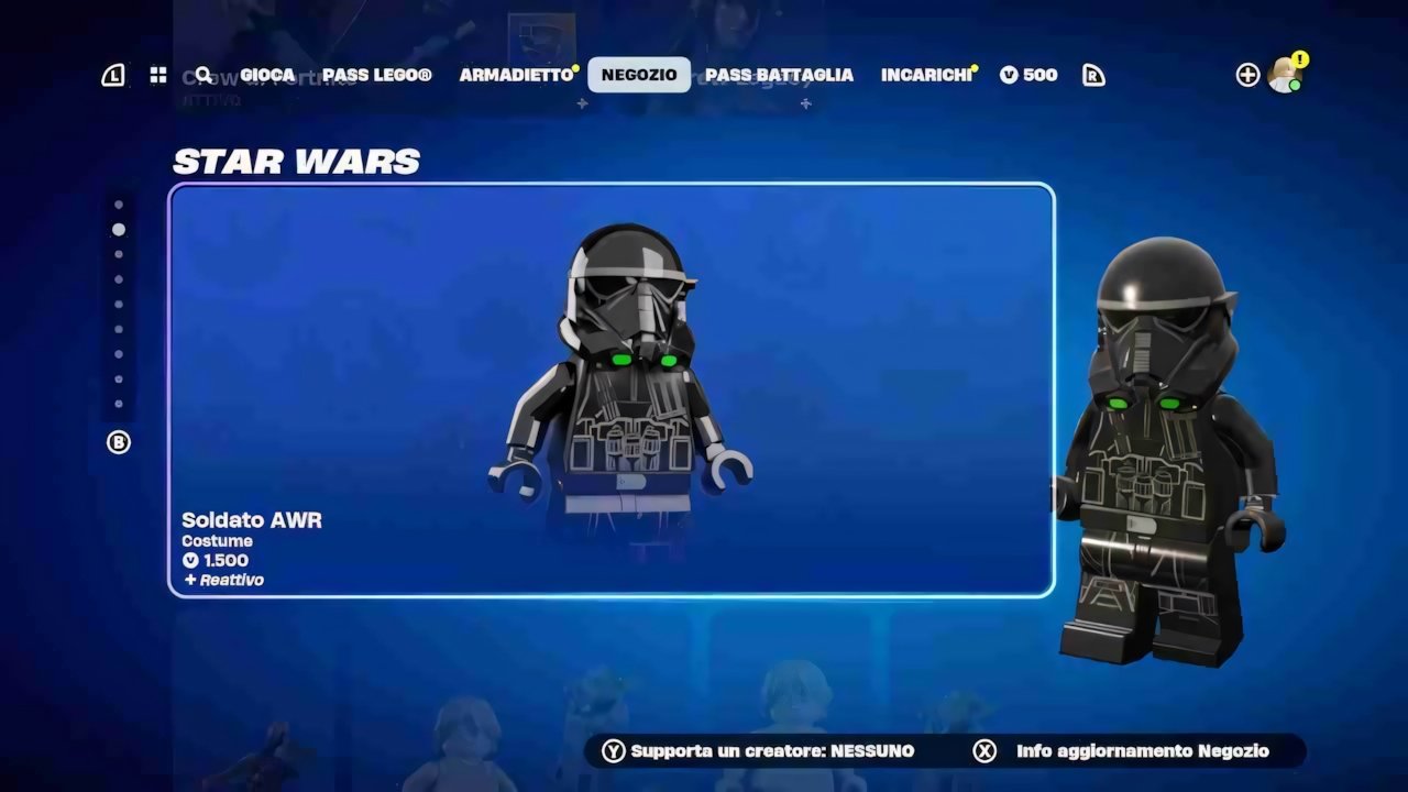 LEGO Fortnite: come ottenere tutte le armi di Star Wars