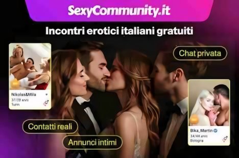 SexyCommunity.it: la migliore piattaforma per incontri erotici anonimi con coppie e feste per scambisti in Italia