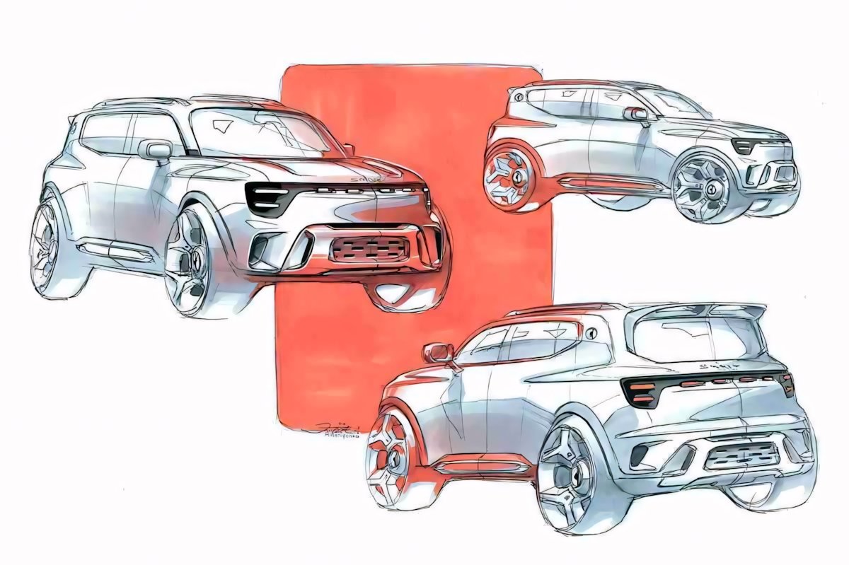 Smart #5: nuove immagini del SUV elettrico