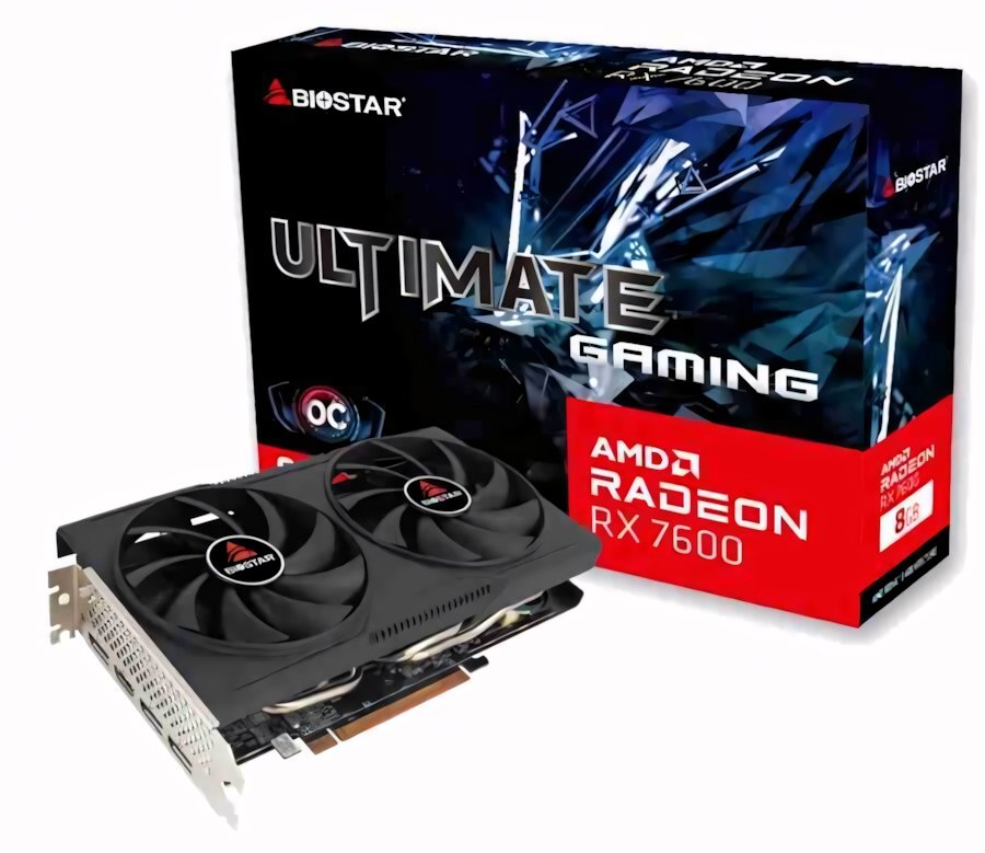 BIOSTAR: presentata la nuova scheda video RadeonTM RX 7600 OC