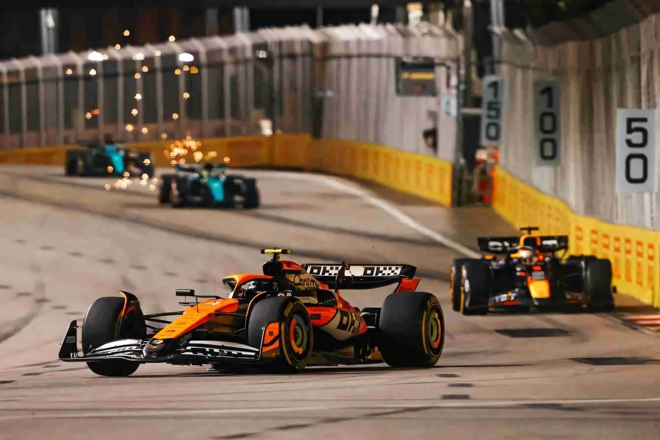 F1 | GP Singapore: l'ordine di arrivo alla bandiera a scacchi