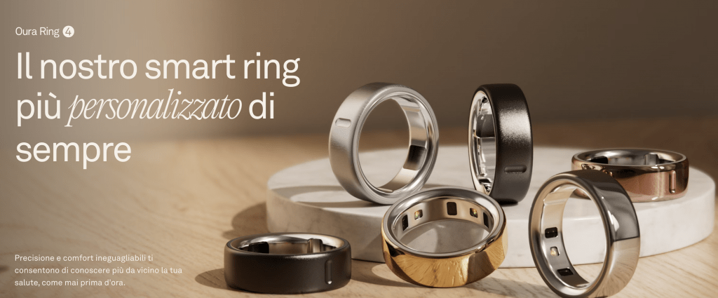 Oura Ring 4: l'anello intelligente, ancora più potente