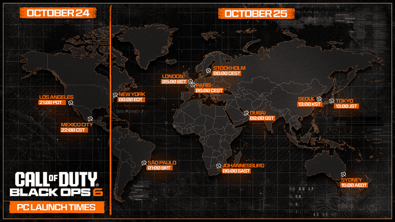 Call of Duty: Black Ops 6, ecco l’orario d’uscita e di sblocco