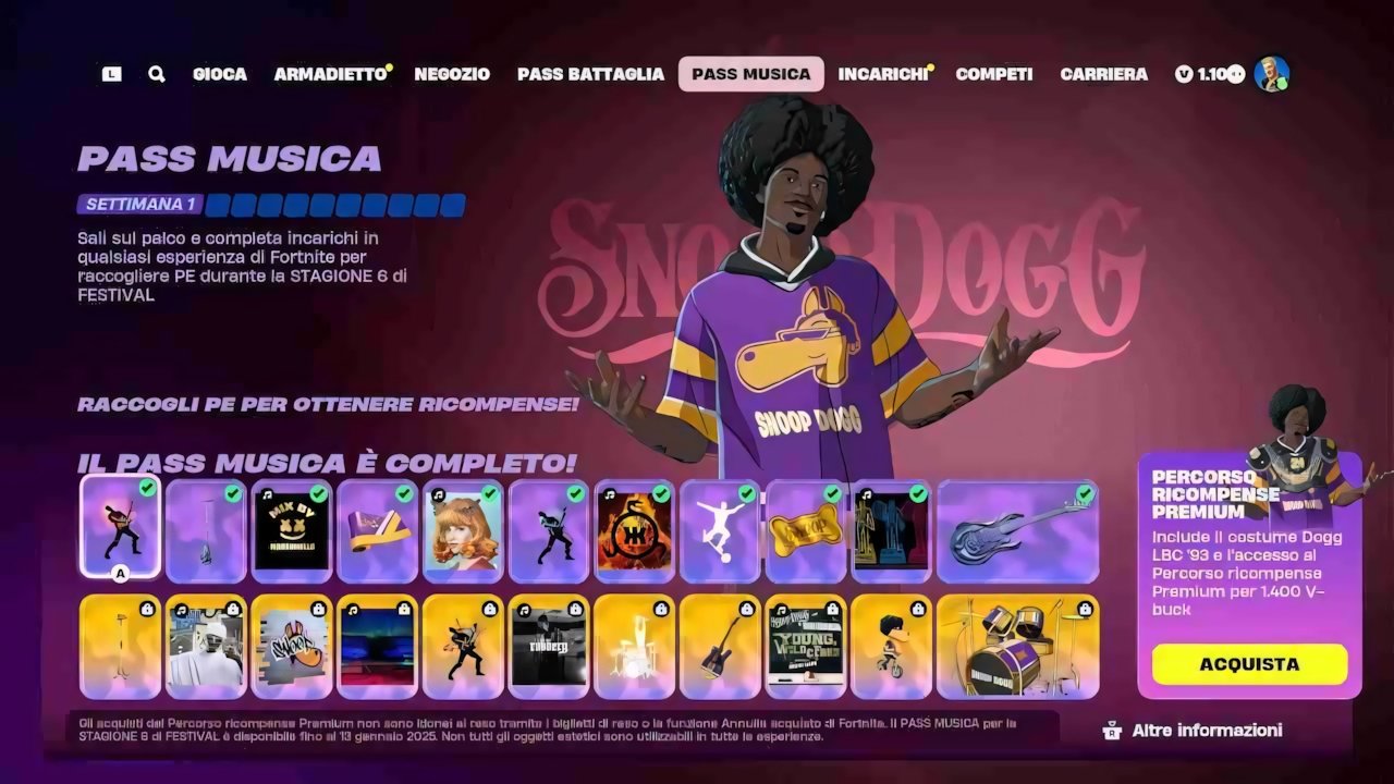 Fortnite: come ottenere la skin di Snoop Dogg