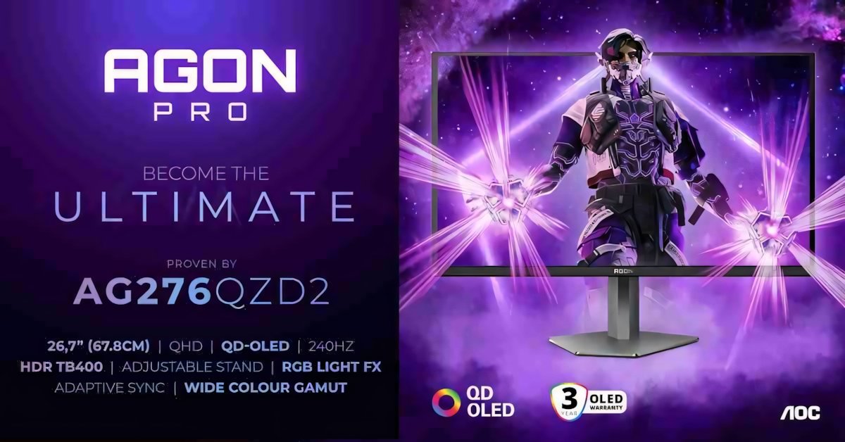 La collezione di monitor AGON by AOC per le vacanze di Natale