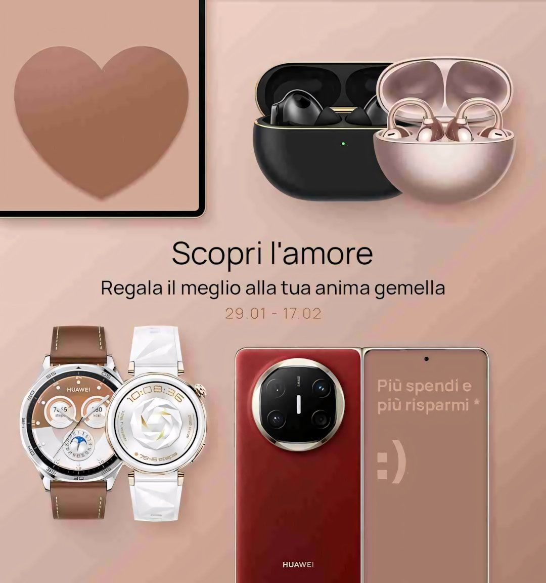 Rendi il tuo San Valentino ancora più speciale con Huawei