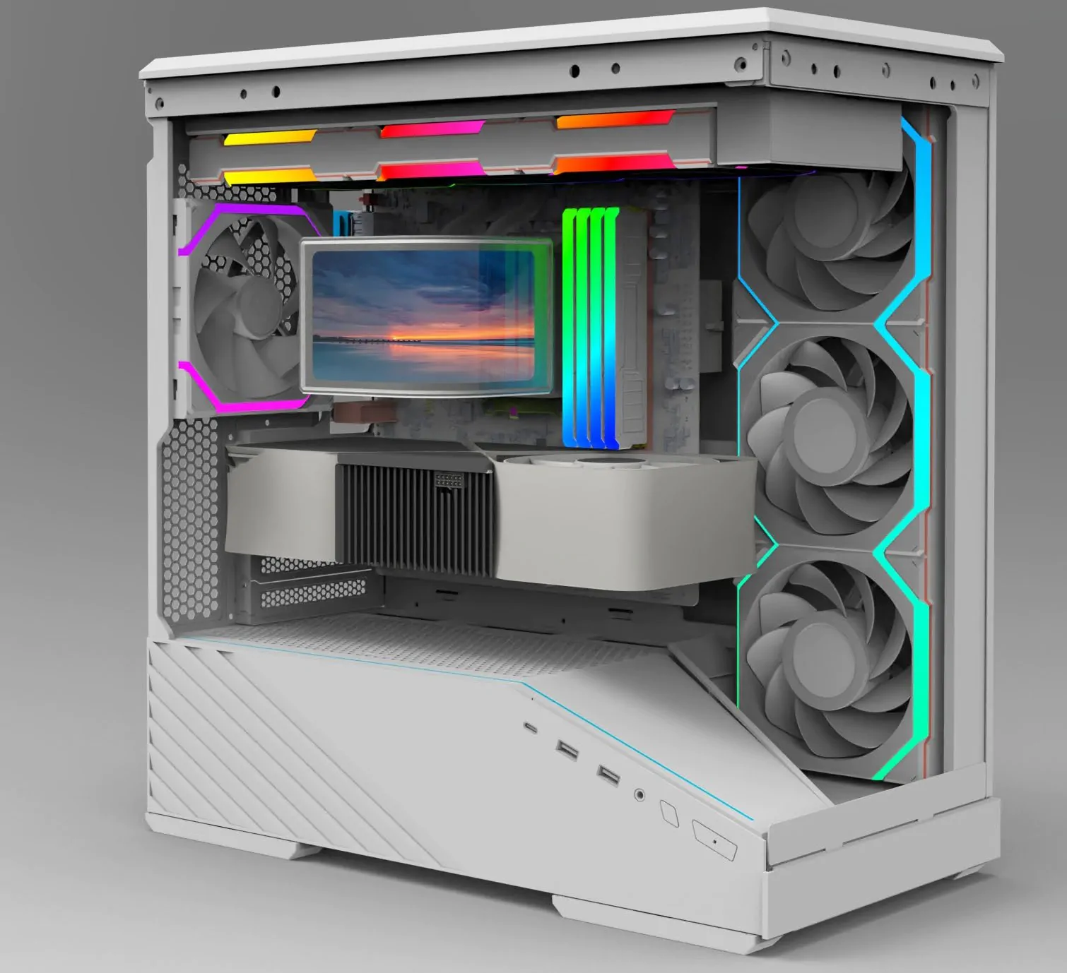 LIAN LI presenta i prototipi di case, AIO e PSU al Computex 2025