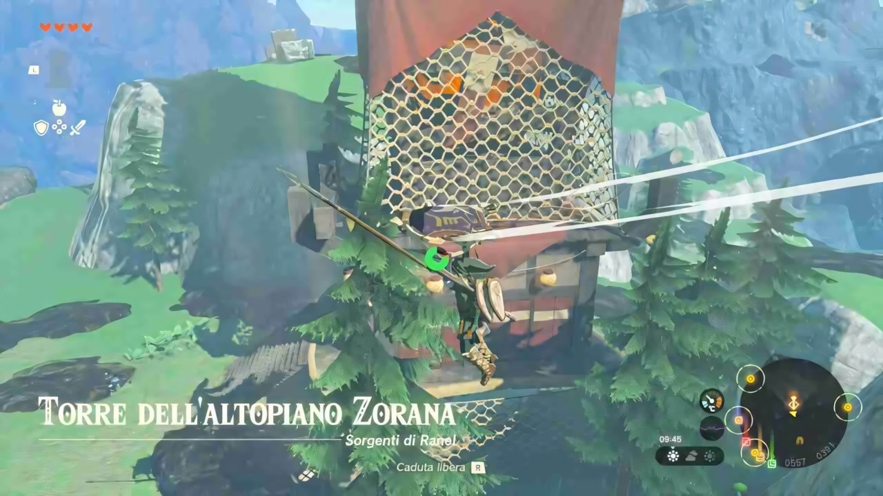 The Legend of Zelda: Tears of the Kingdom, come attivare le Torri Topografiche