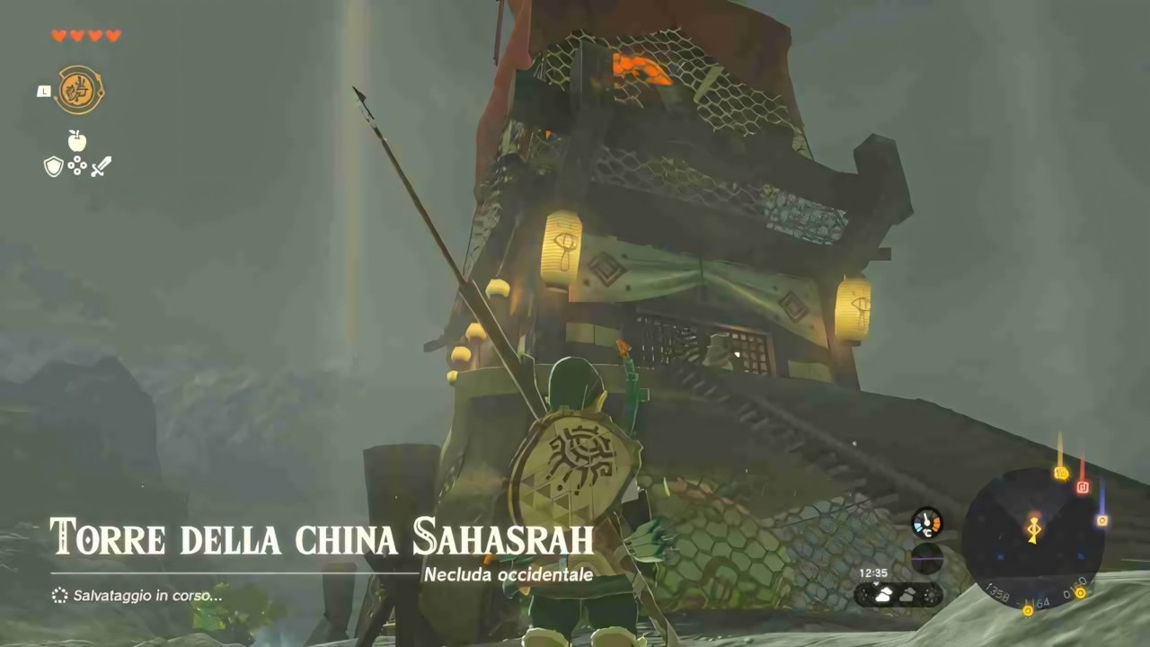 The Legend of Zelda: Tears of the Kingdom, come attivare le Torri Topografiche