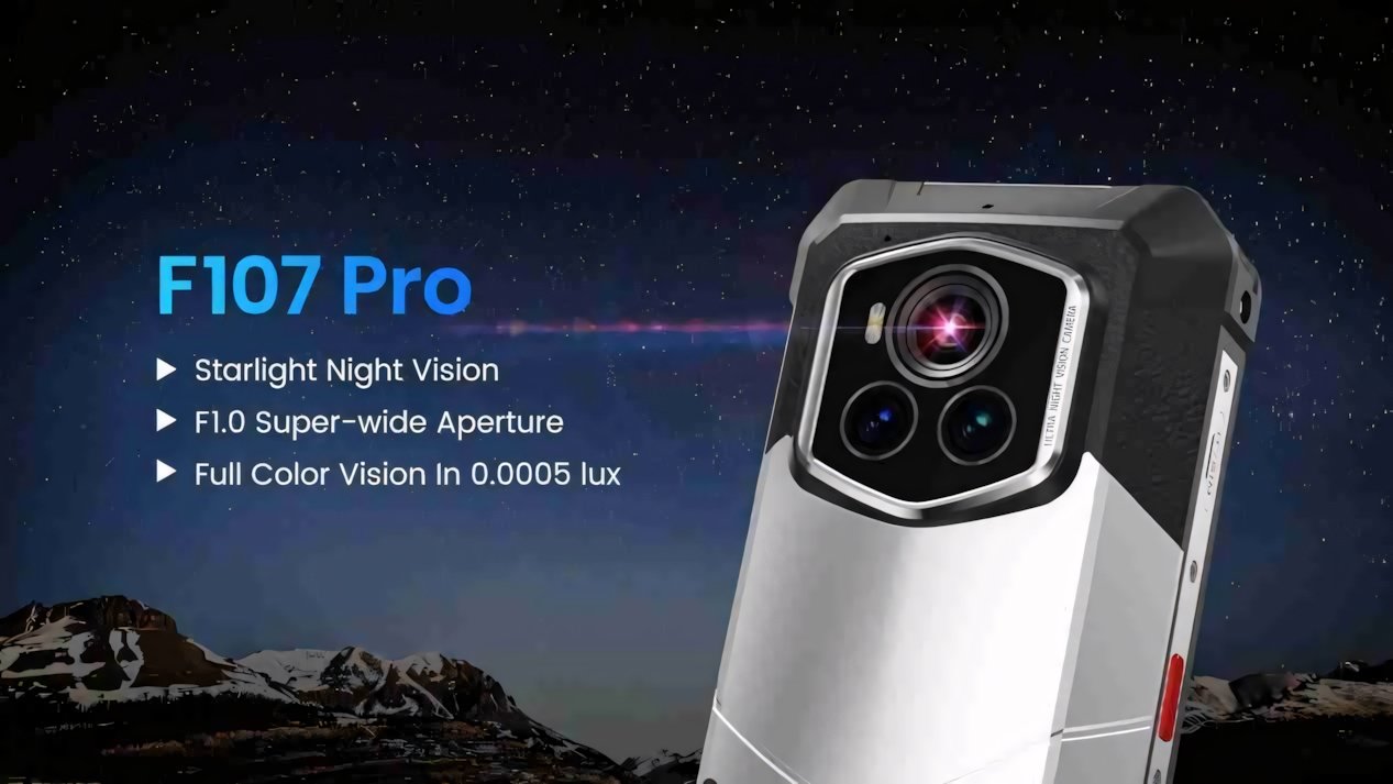FOSSiBOT F107 Pro: il primo smartphone rugged al mondo con Starlight Night Vision, vedi al buio come alla luce del giorno