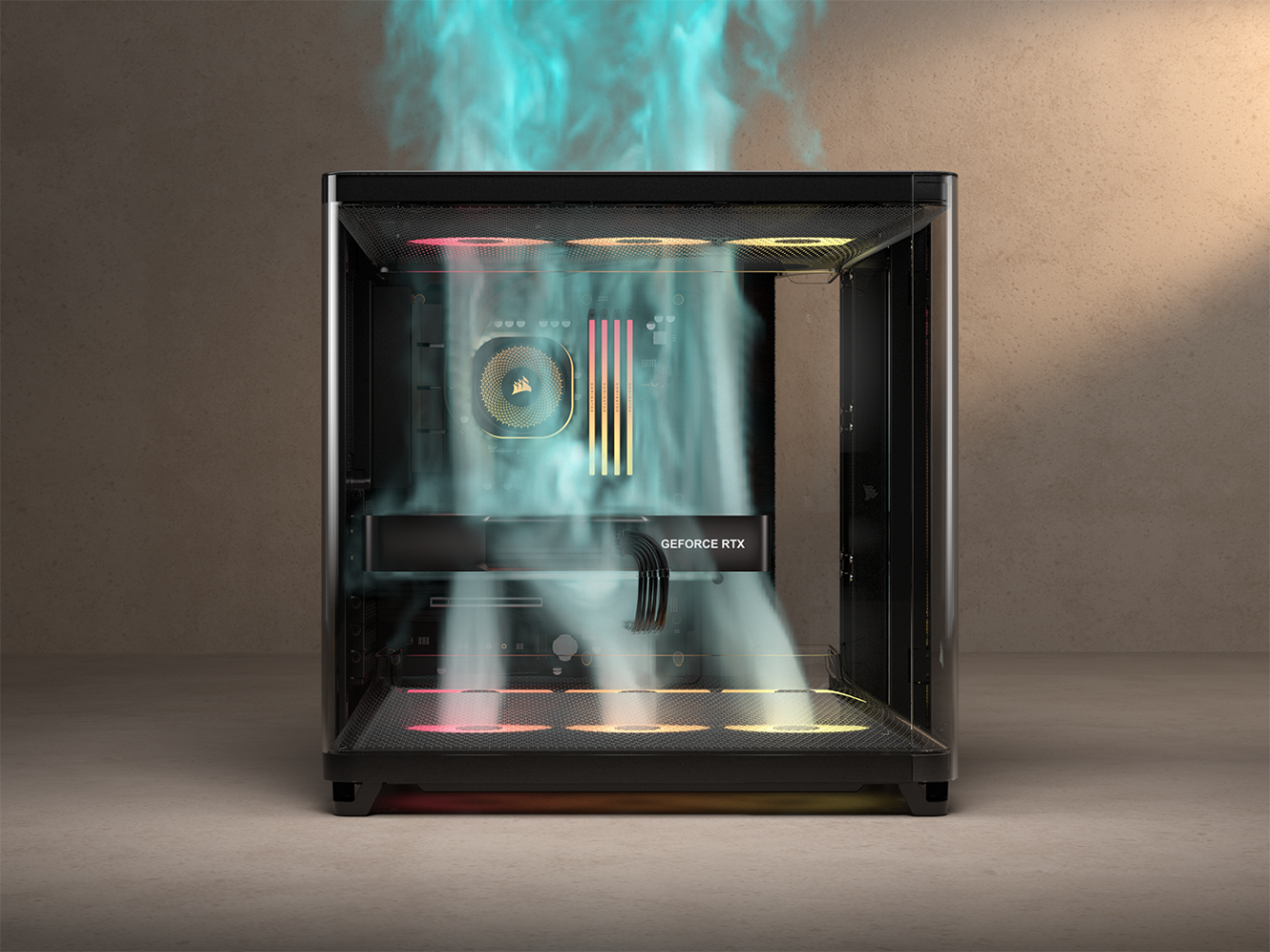 CORSAIR ridefinisce il design dei case PC con il nuovo mid-tower a tripla camera AIR 5400