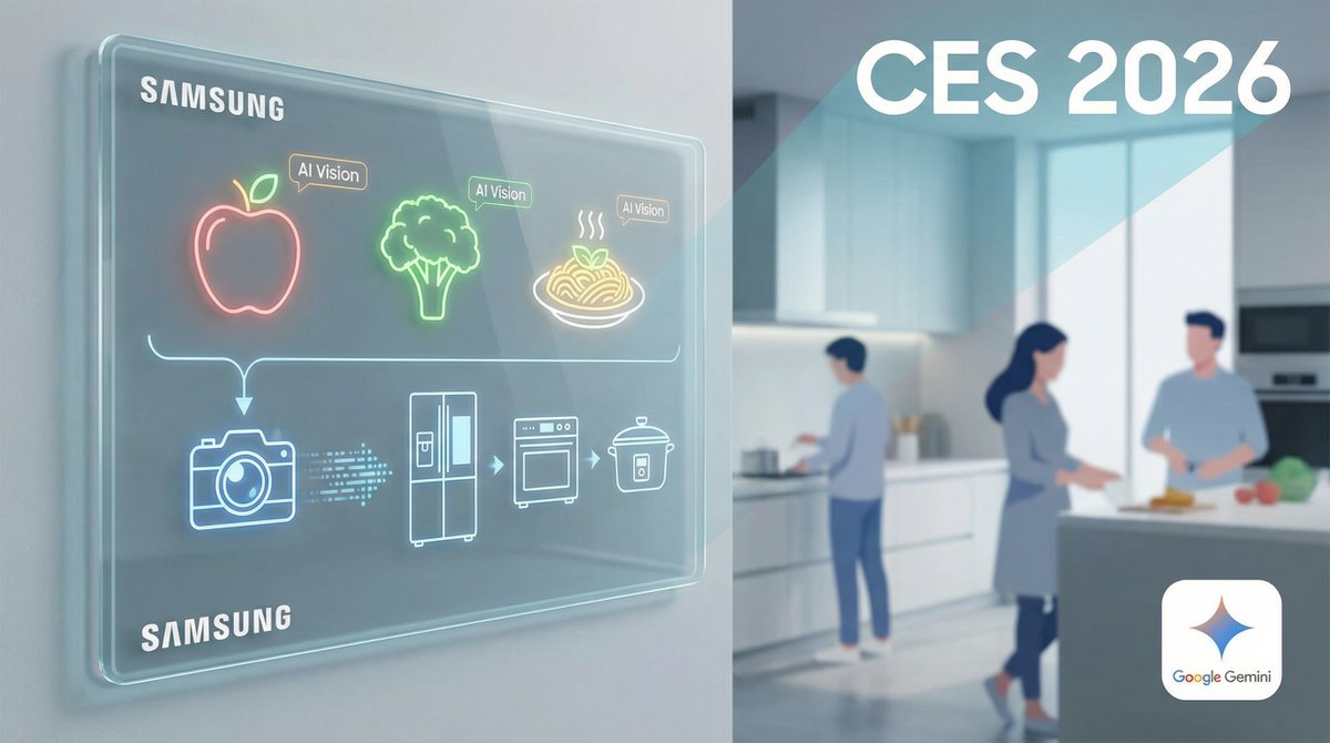 Samsung presenta al CES 2026 la funzione AI Vision potenziata da Google Gemini