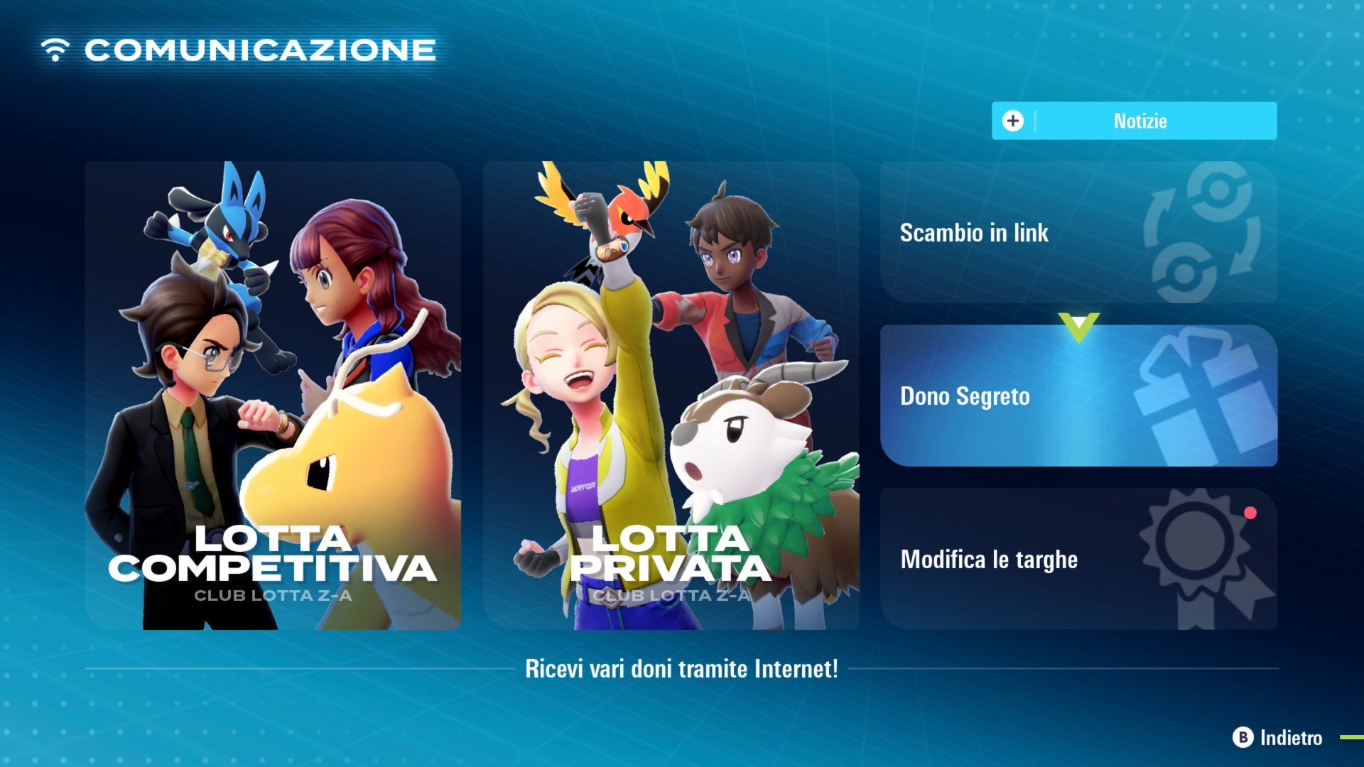 Leggende Pokémon: Z-A, ecco i codici del Dono Segreto