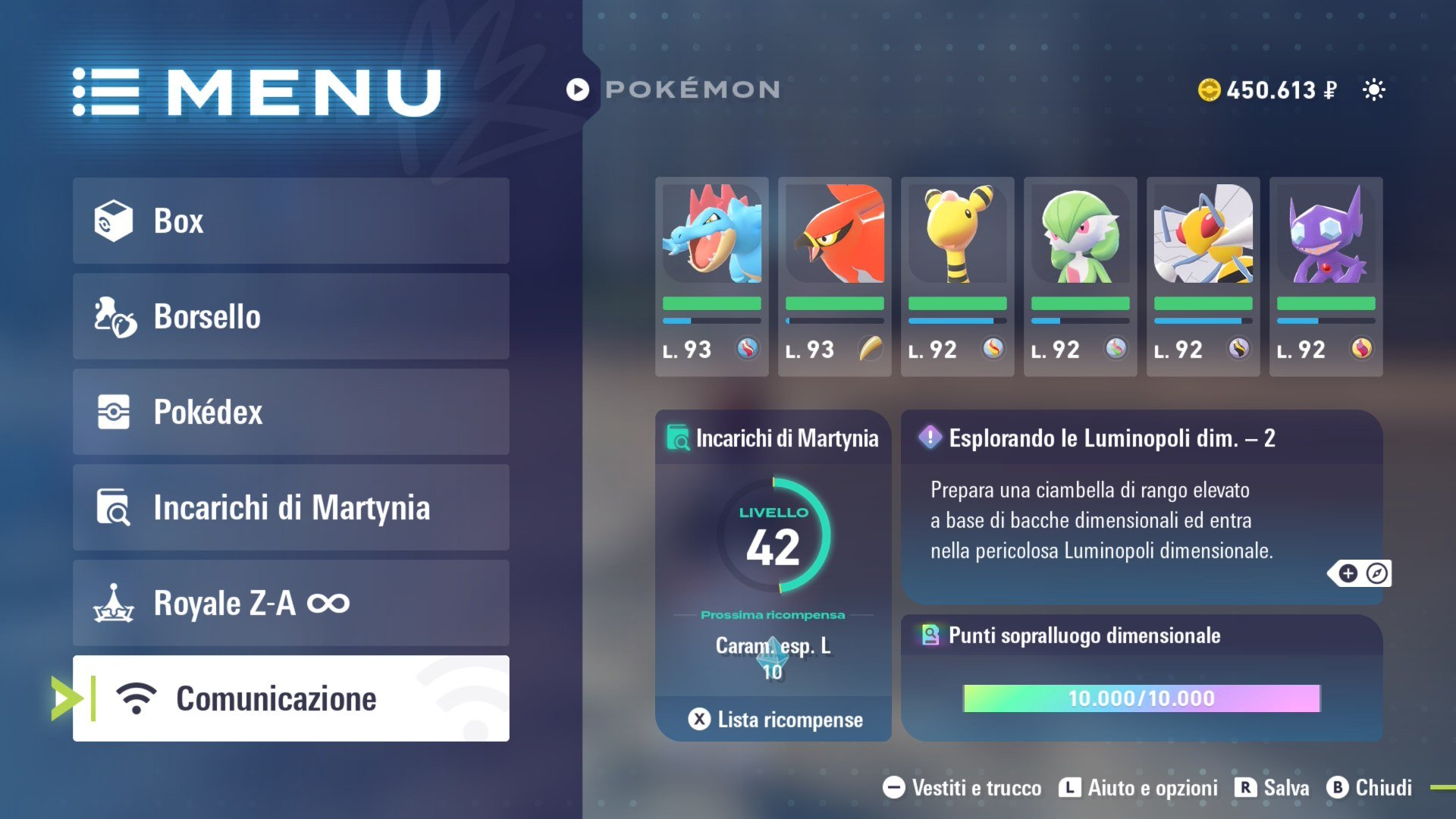 Leggende Pokémon: Z-A, ecco i codici del Dono Segreto