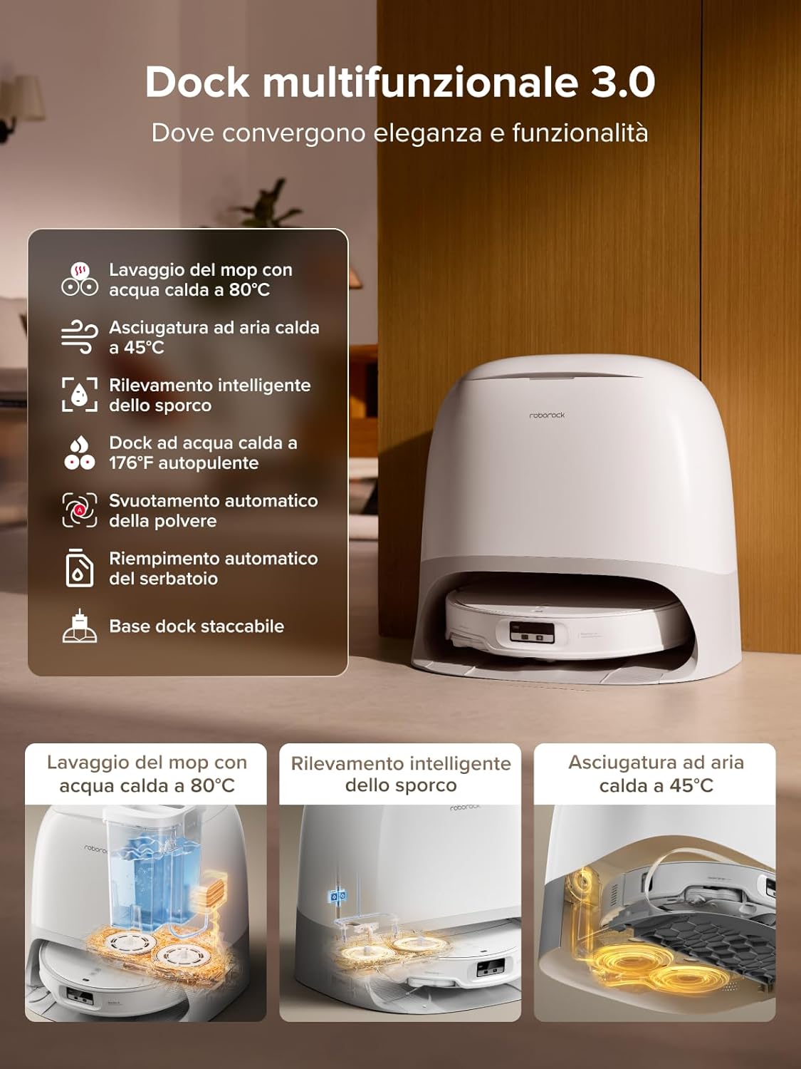 Roborock Qrevo CurvX in offerta: robot premium con stazione avanzata