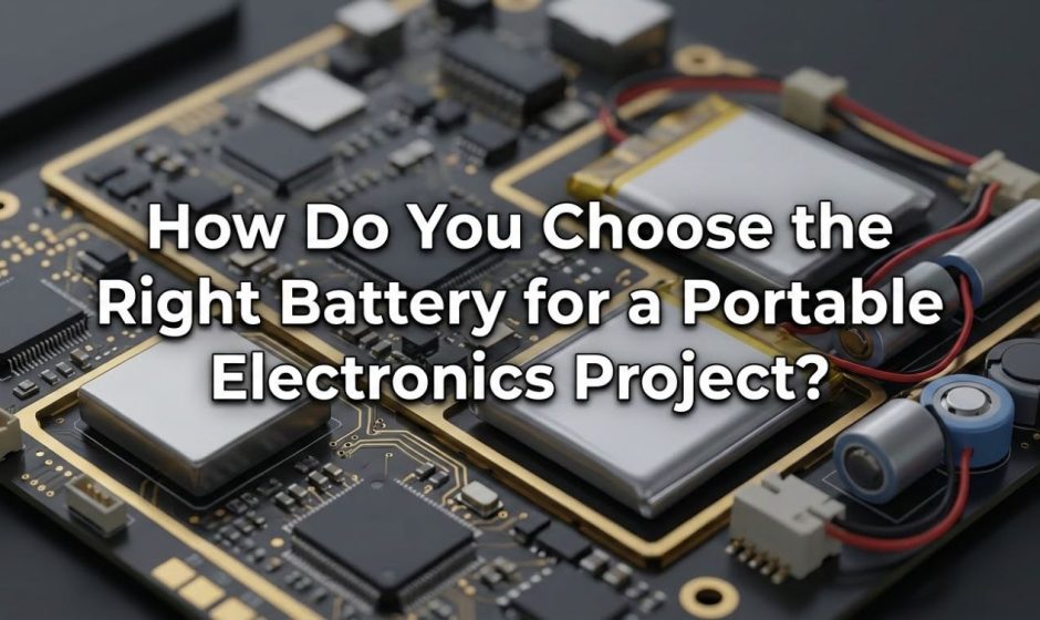 Come scegliere la batteria giusta per un progetto di elettronica portatile?