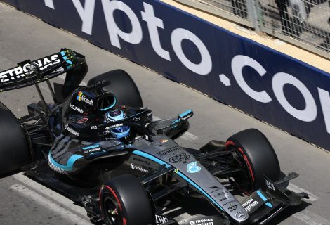 F1 | GP Azerbaijan, qualifiche: Russell in pole, fuori Antonelli in Q1