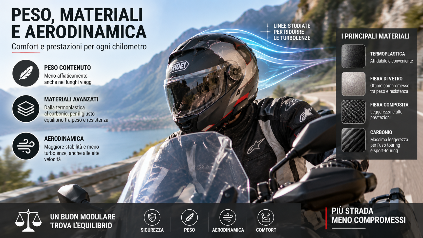 Migliori caschi moto modulari | Settembre 2026