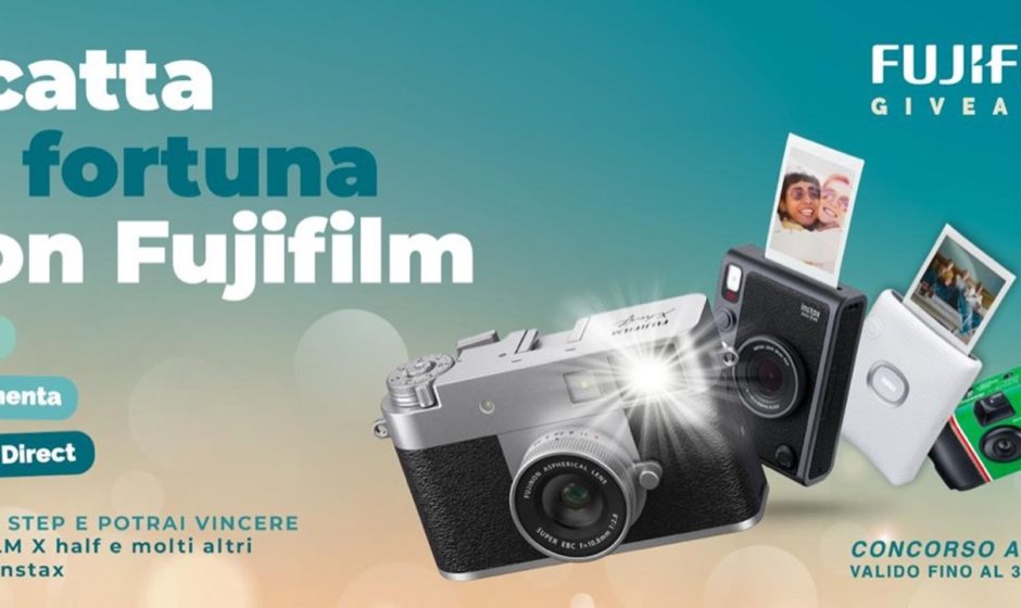Fujifilm: al via il concorso social “Scatta la fortuna con Fujifilm” che premia la community