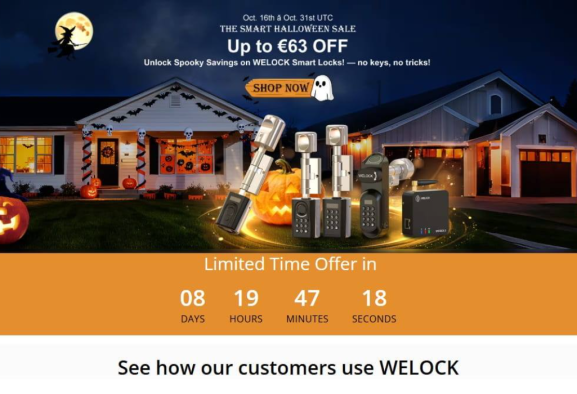 Welock Halloween sale: le migliori serrature smart in offerta speciale